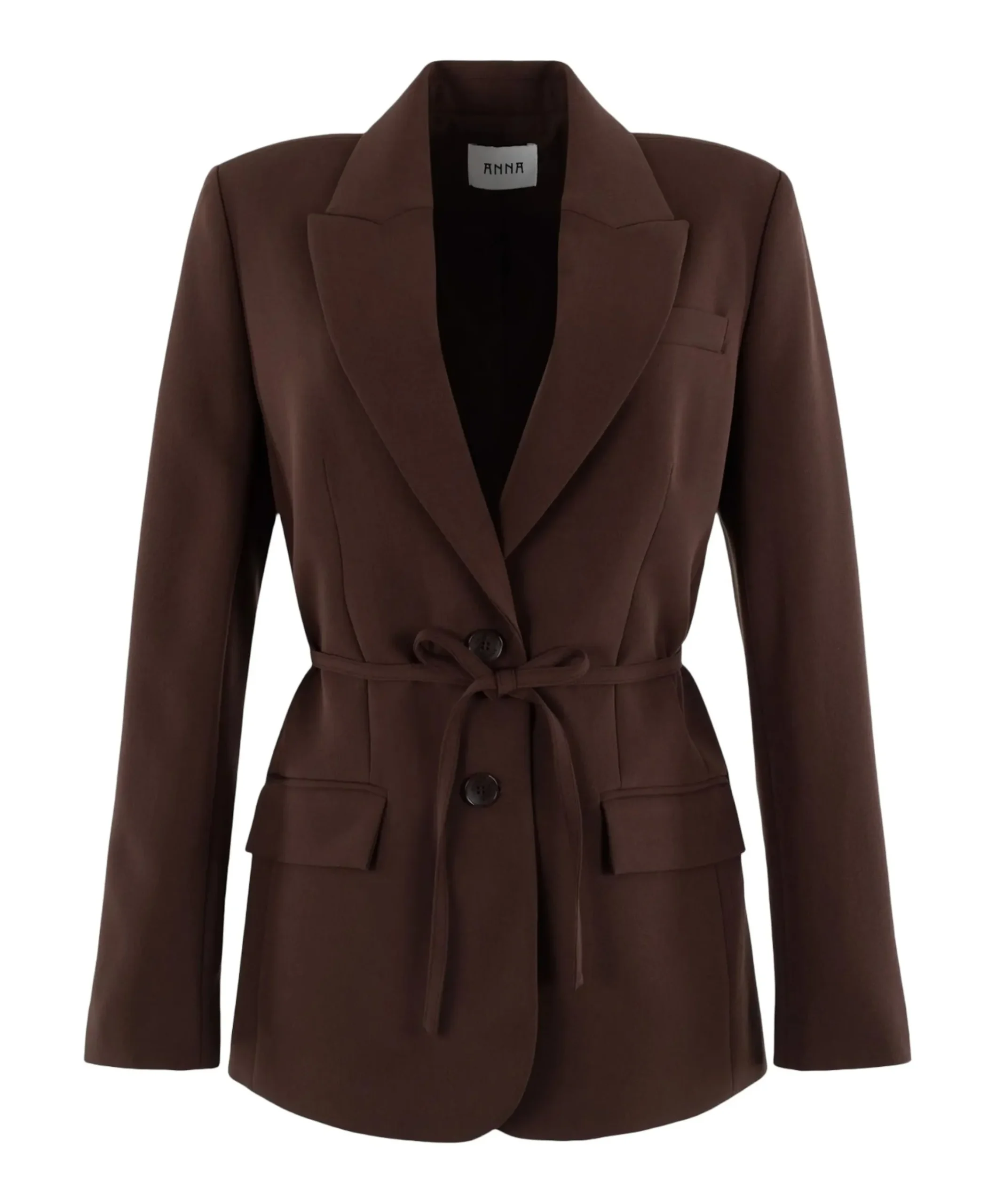 Dames blazer bruin