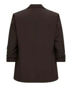 Dames blazer bruin