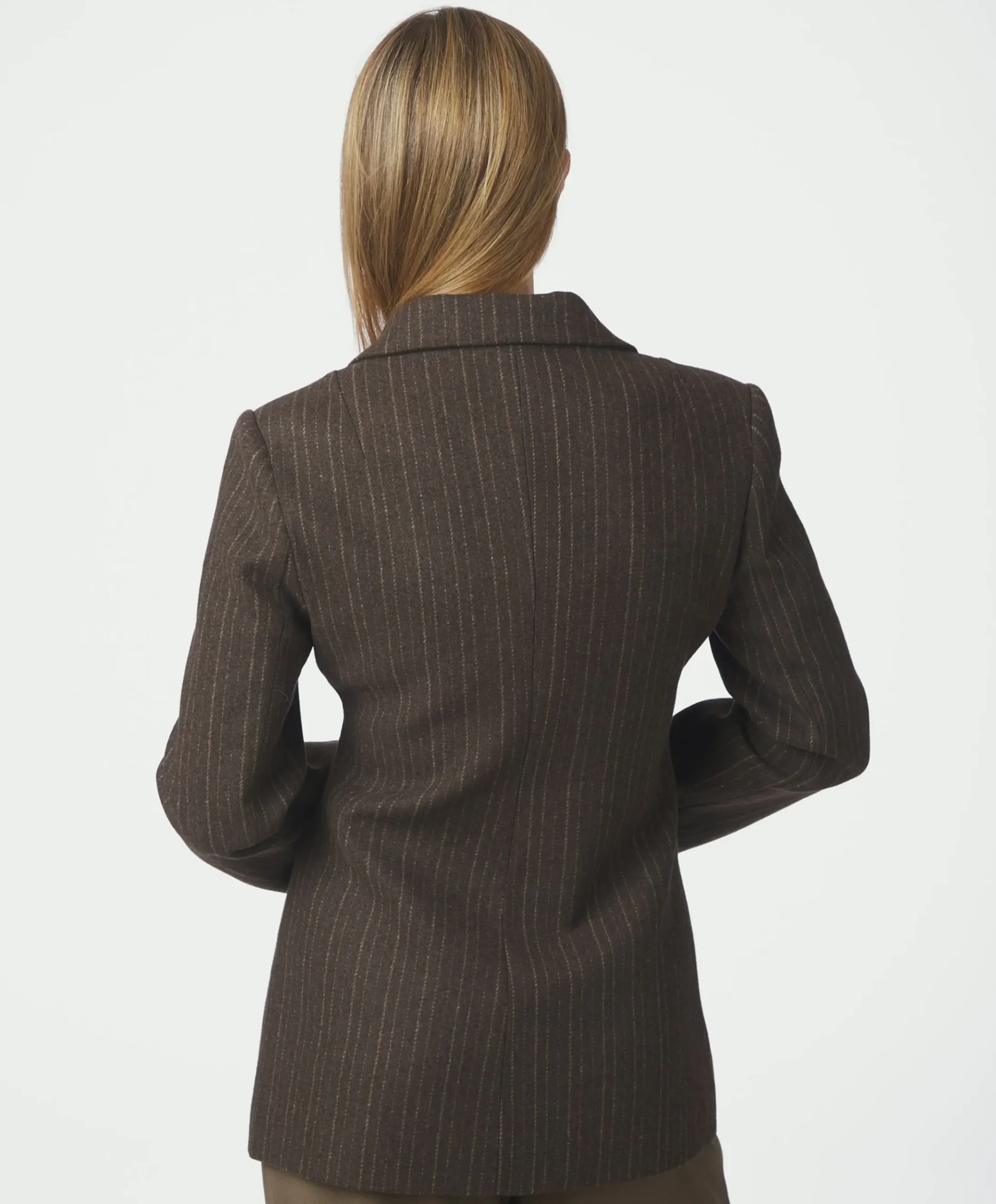 Dames blazer bruin