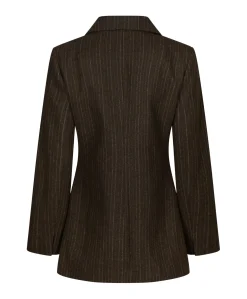 Dames blazer bruin