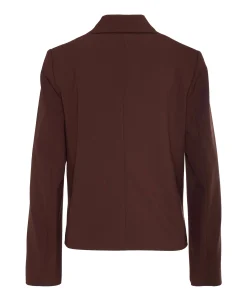 Dames blazer bruin