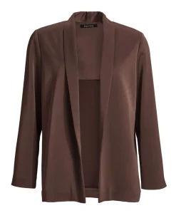 Dames blazer bruin