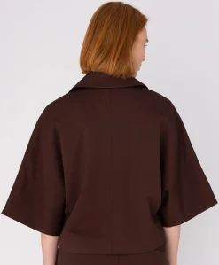 Dames blazer bruin