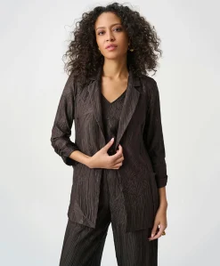 Dames blazer bruin