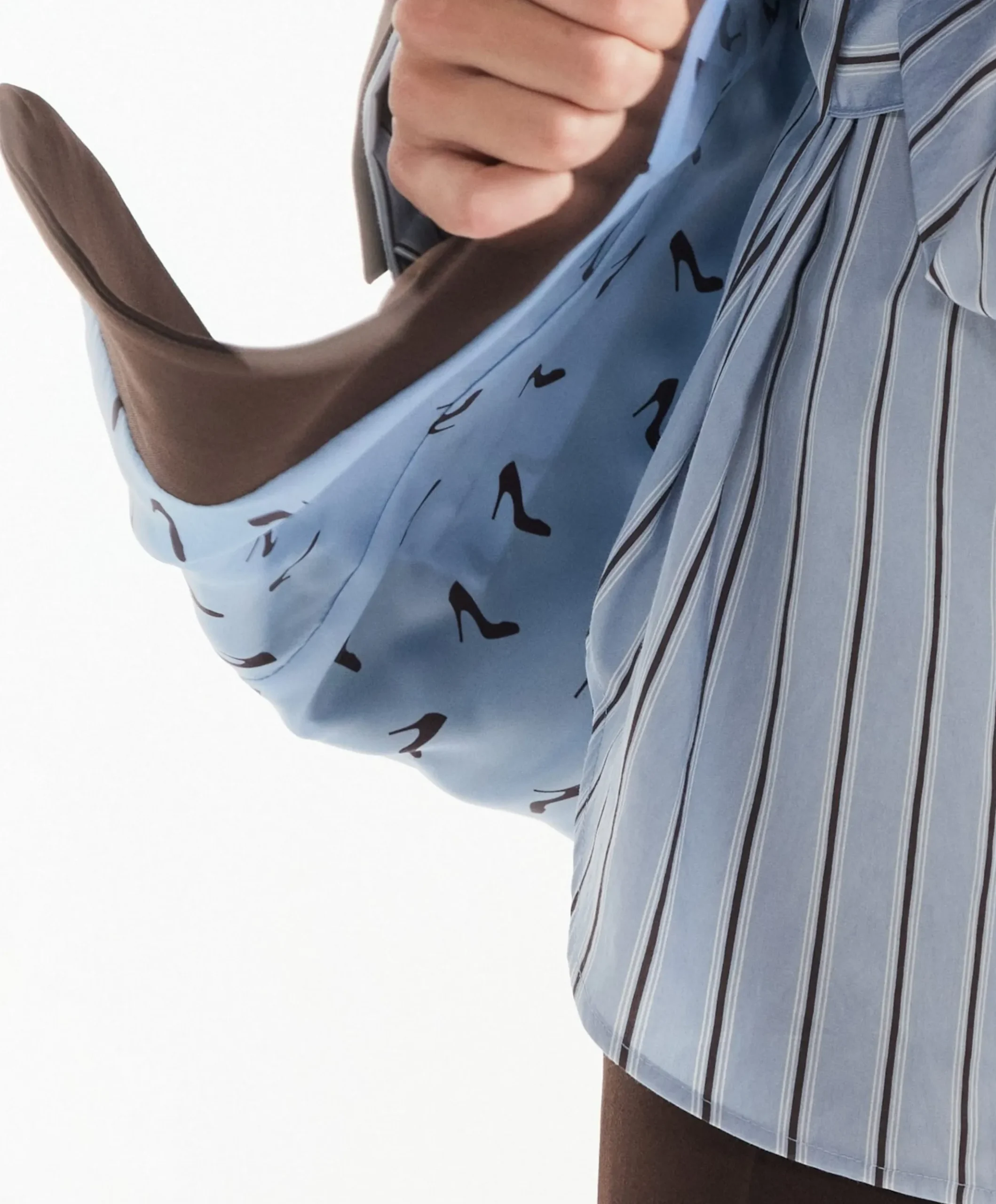 Dames blazer bruin