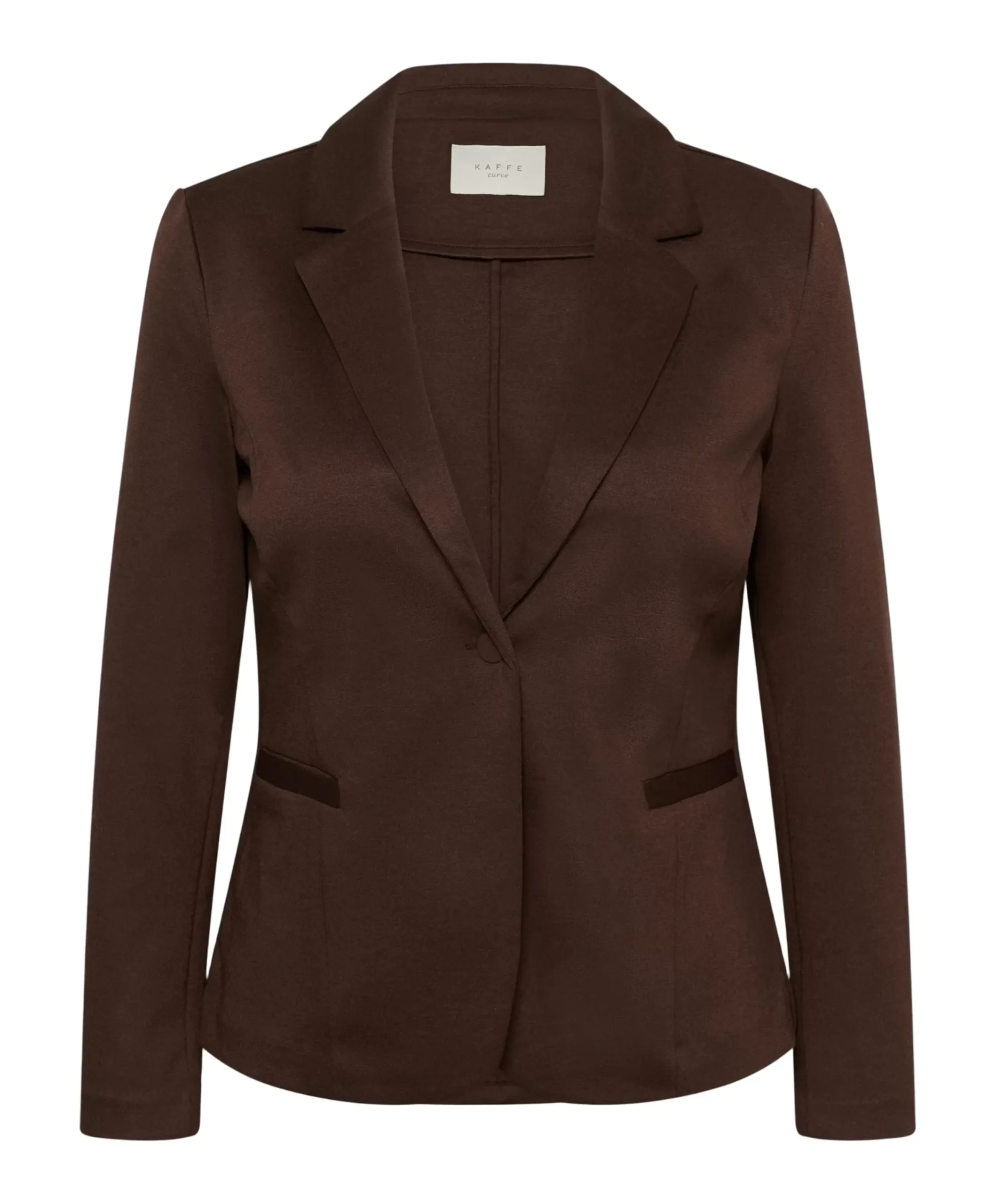Dames blazer bruin