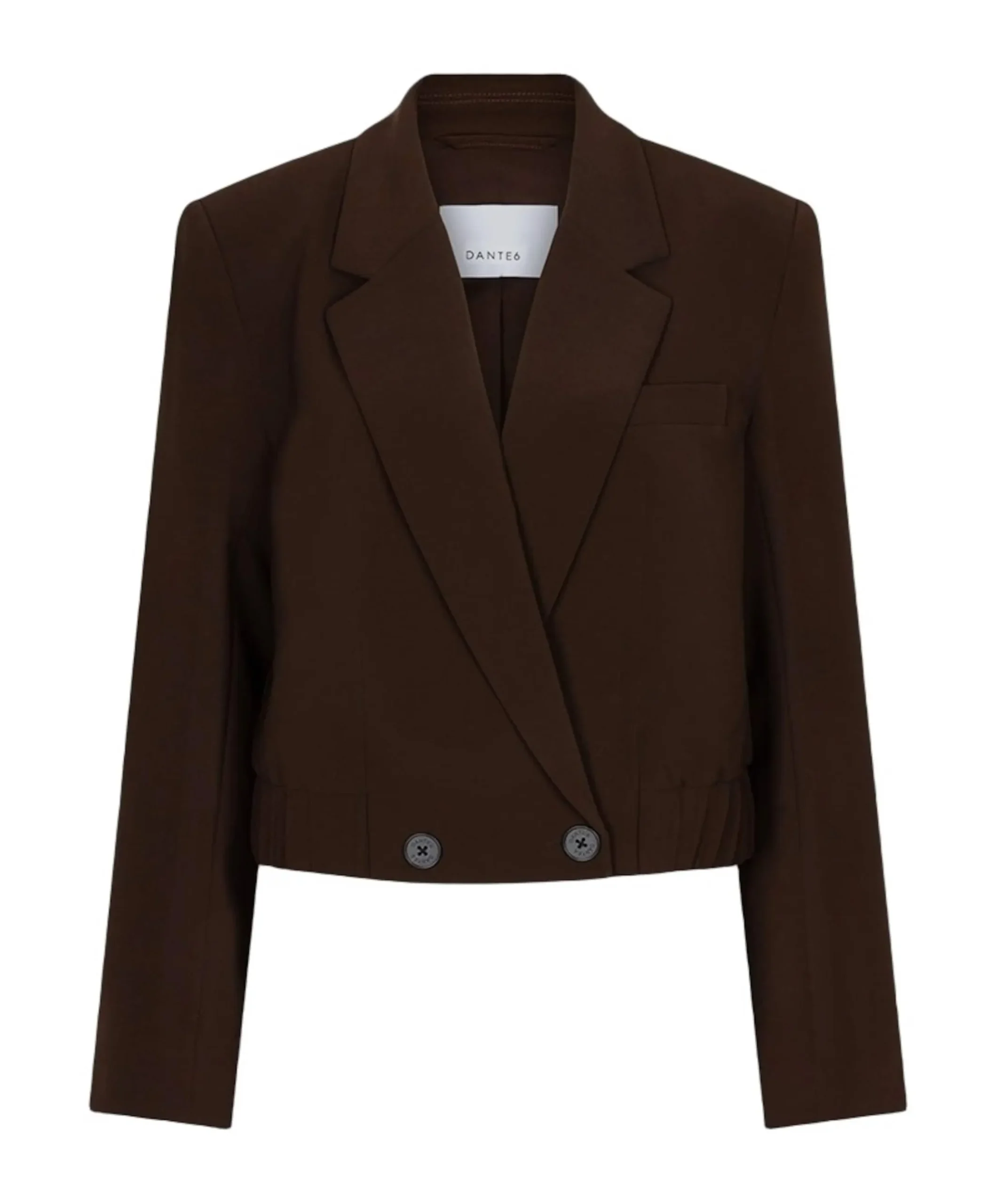 Dames blazer bruin