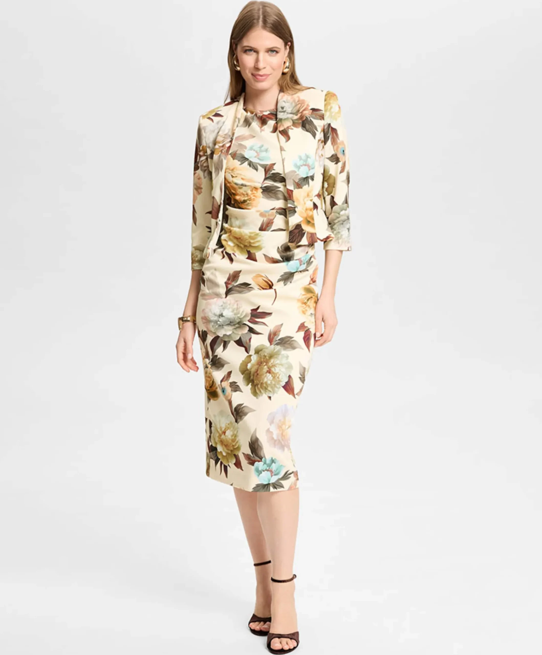 Dames blazer ecru