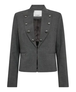 Dames blazer grijs