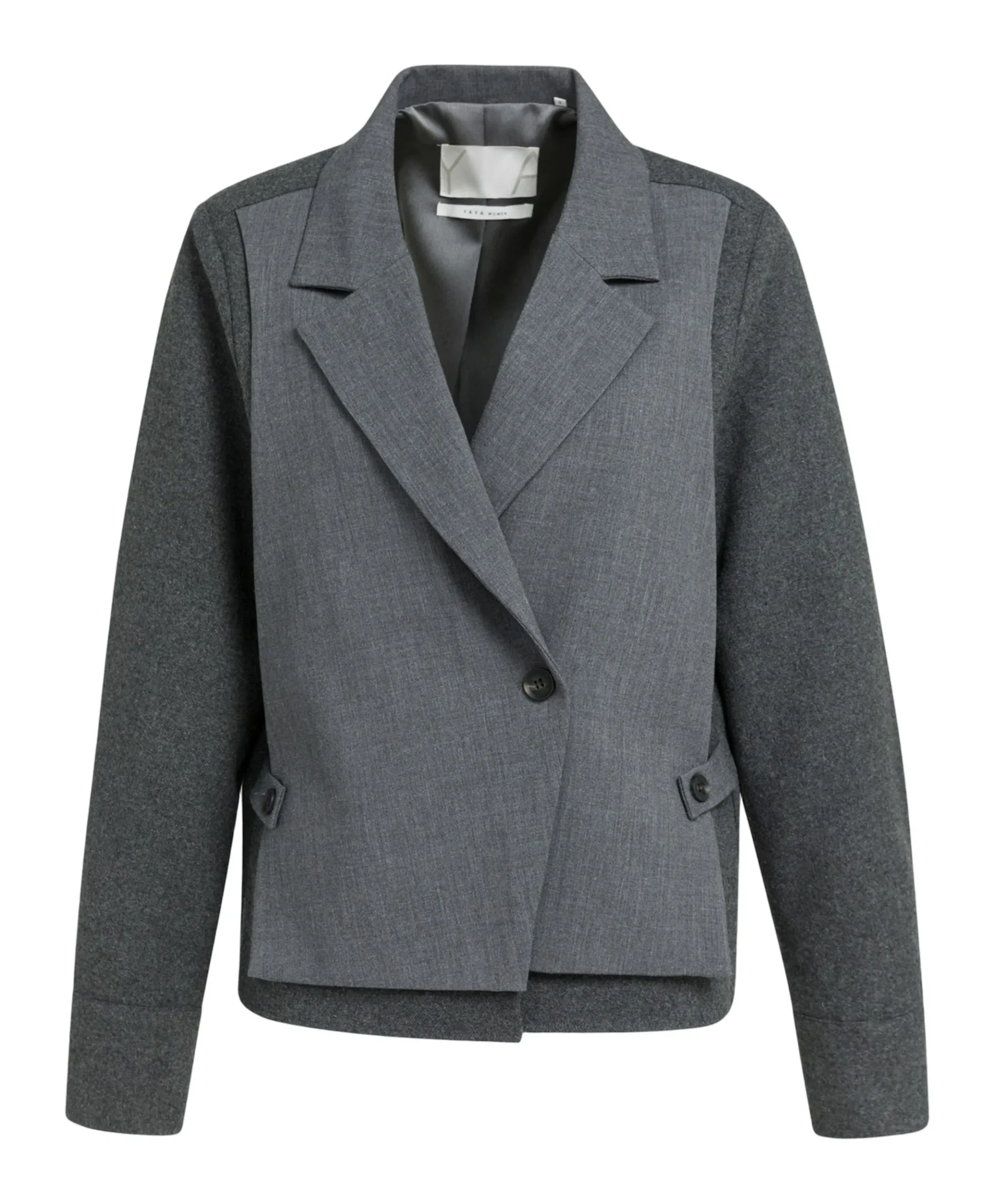 Dames blazer grijs