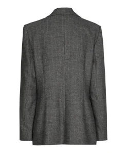 Dames blazer grijs