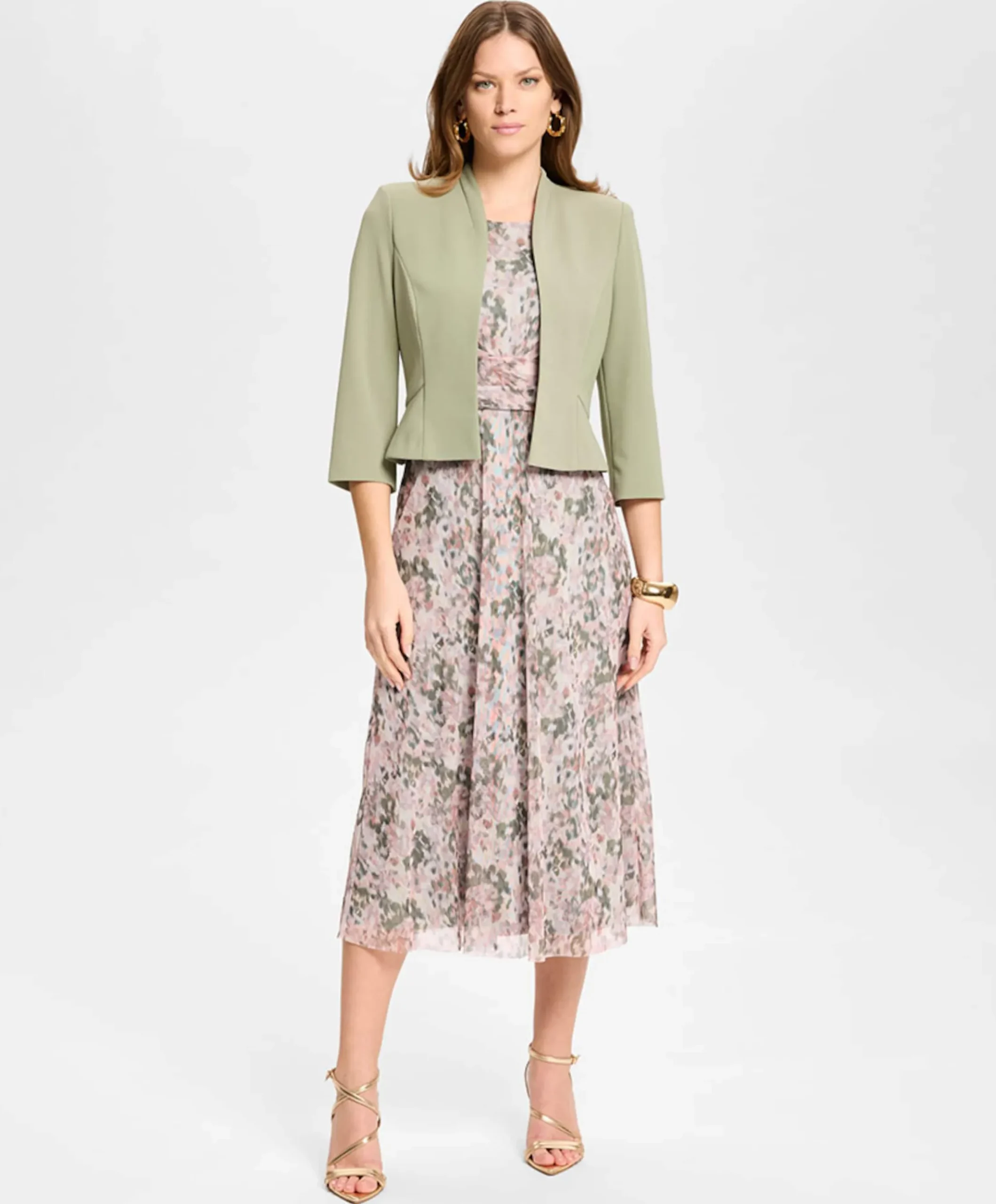 Dames blazer groen