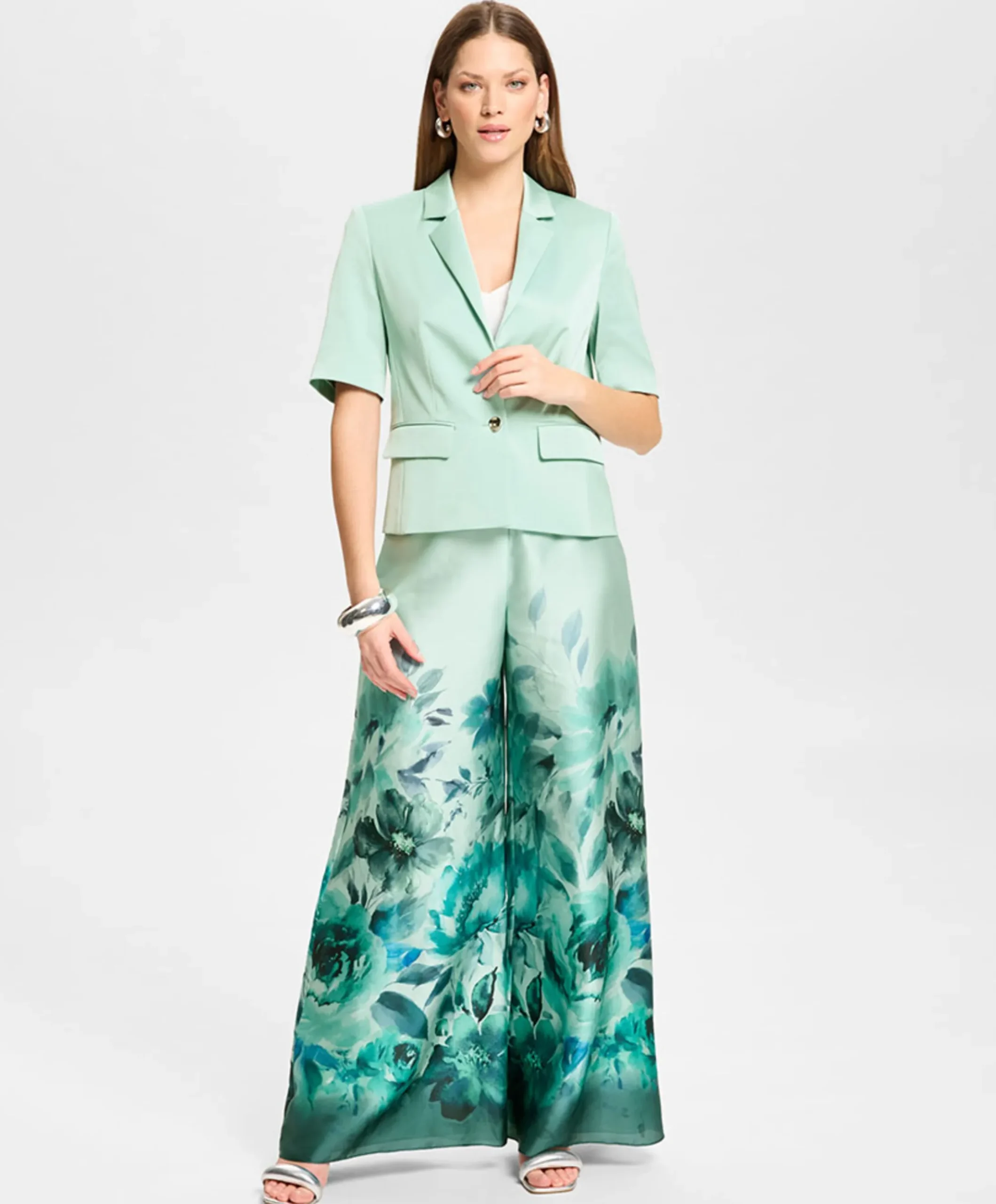 Dames blazer groen