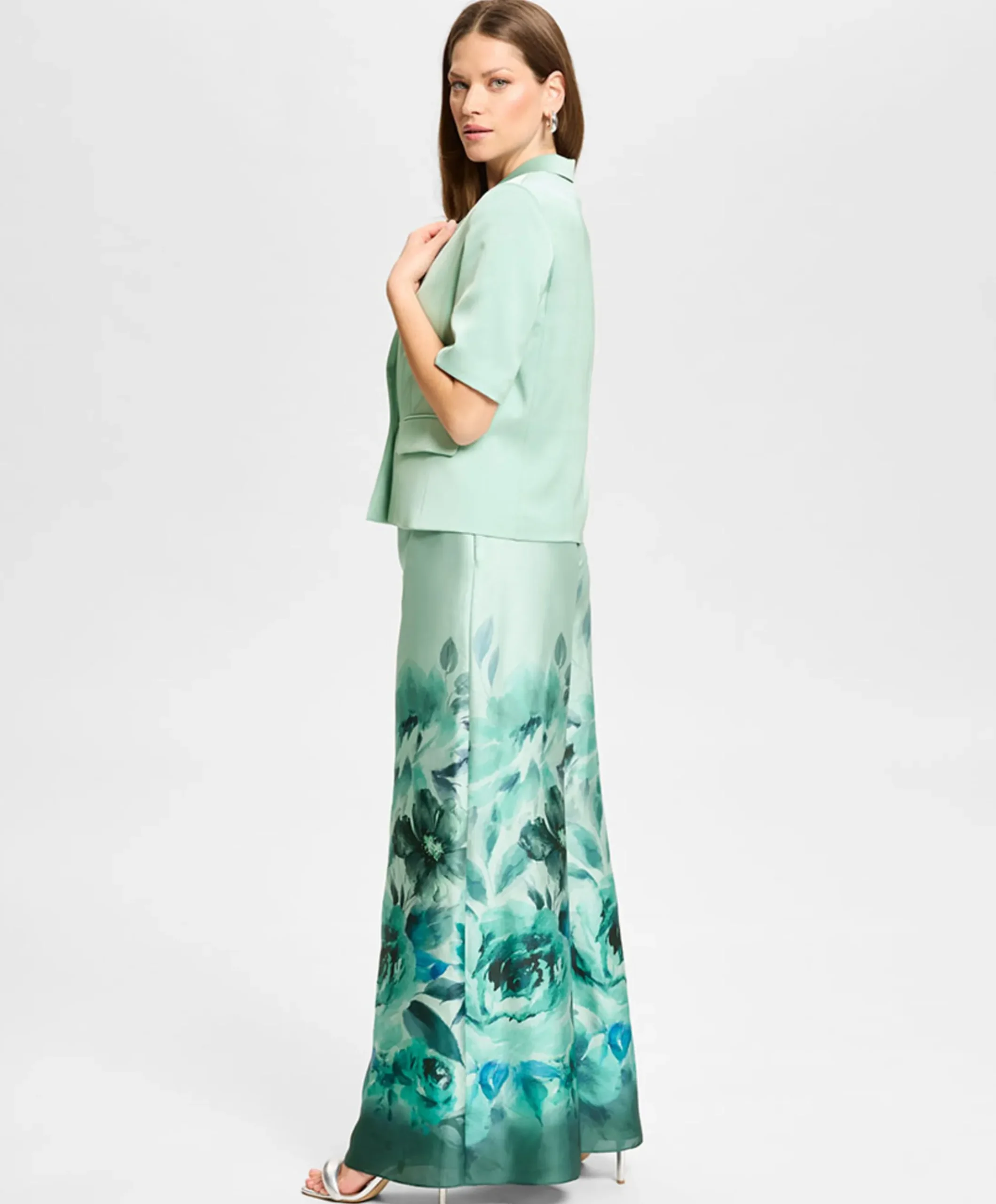 Dames blazer groen