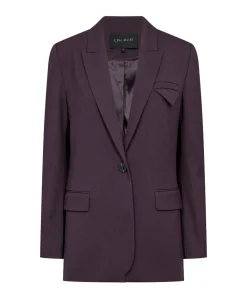 Dames blazer paars