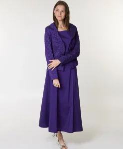 Dames blazer paars
