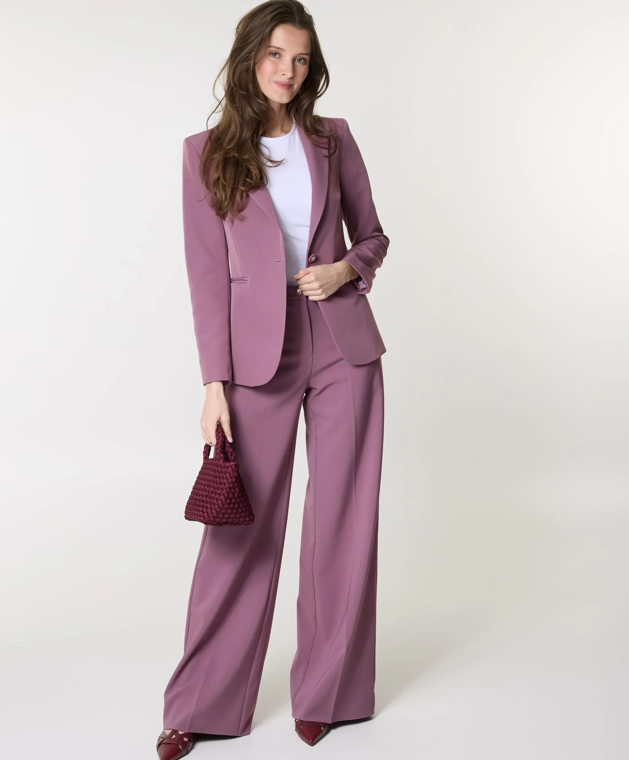 Dames blazer roze