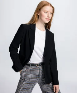 Dames blazer zwart
