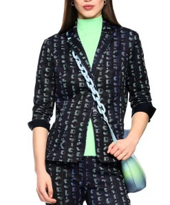 Dames blazer zwart