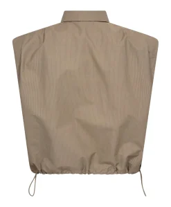 Dames blouse beige