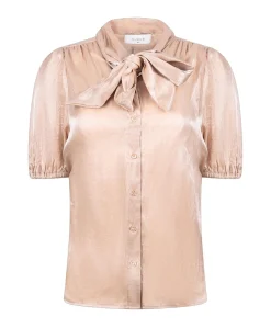 Dames blouse beige