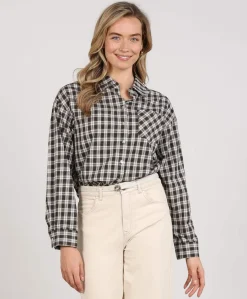 Dames blouse beige