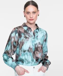 Dames blouse beige