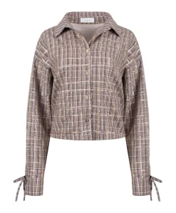 Dames blouse beige
