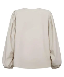 Dames blouse beige