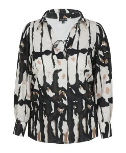 Dames blouse beige