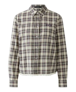Dames blouse beige