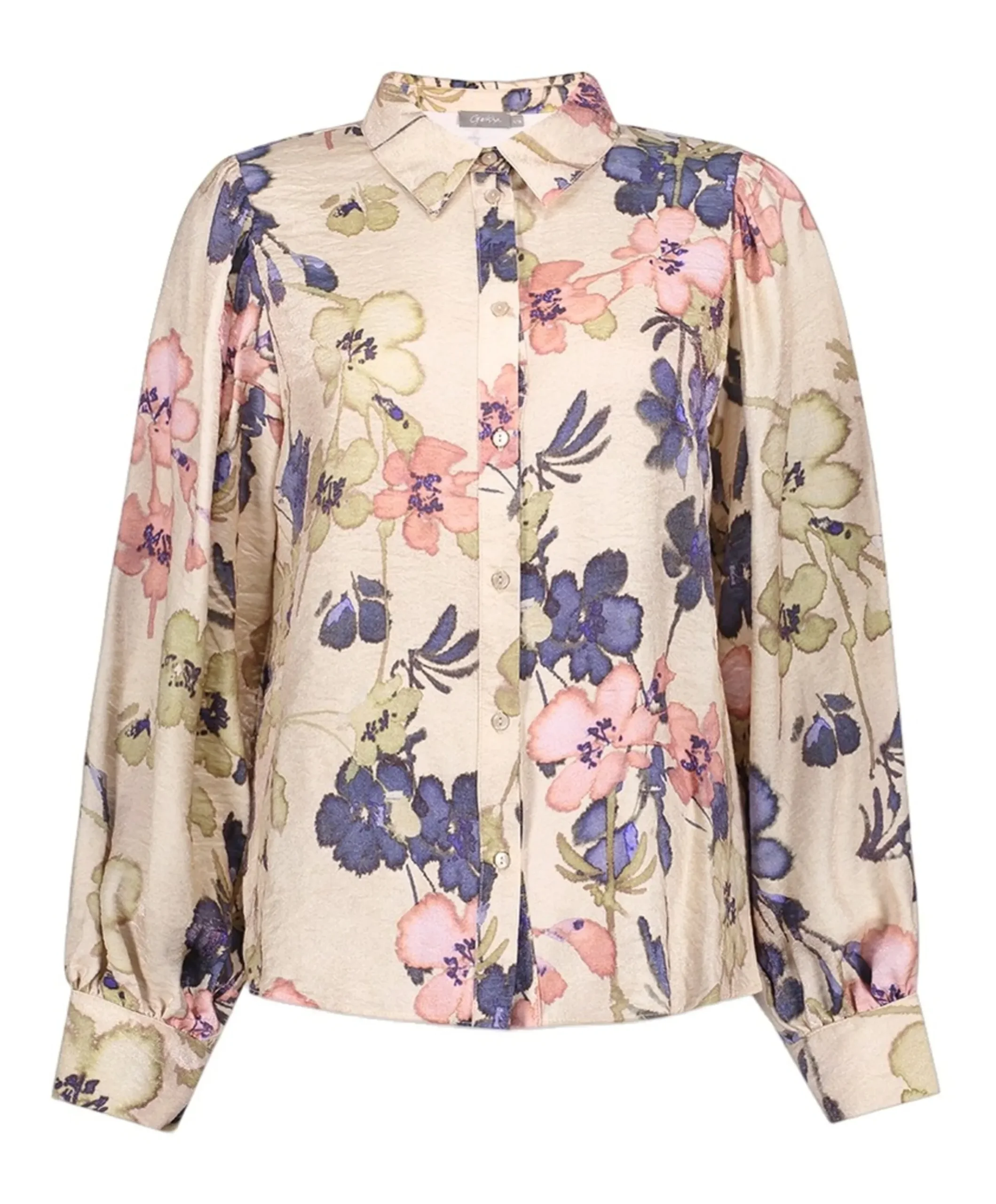 Dames blouse beige