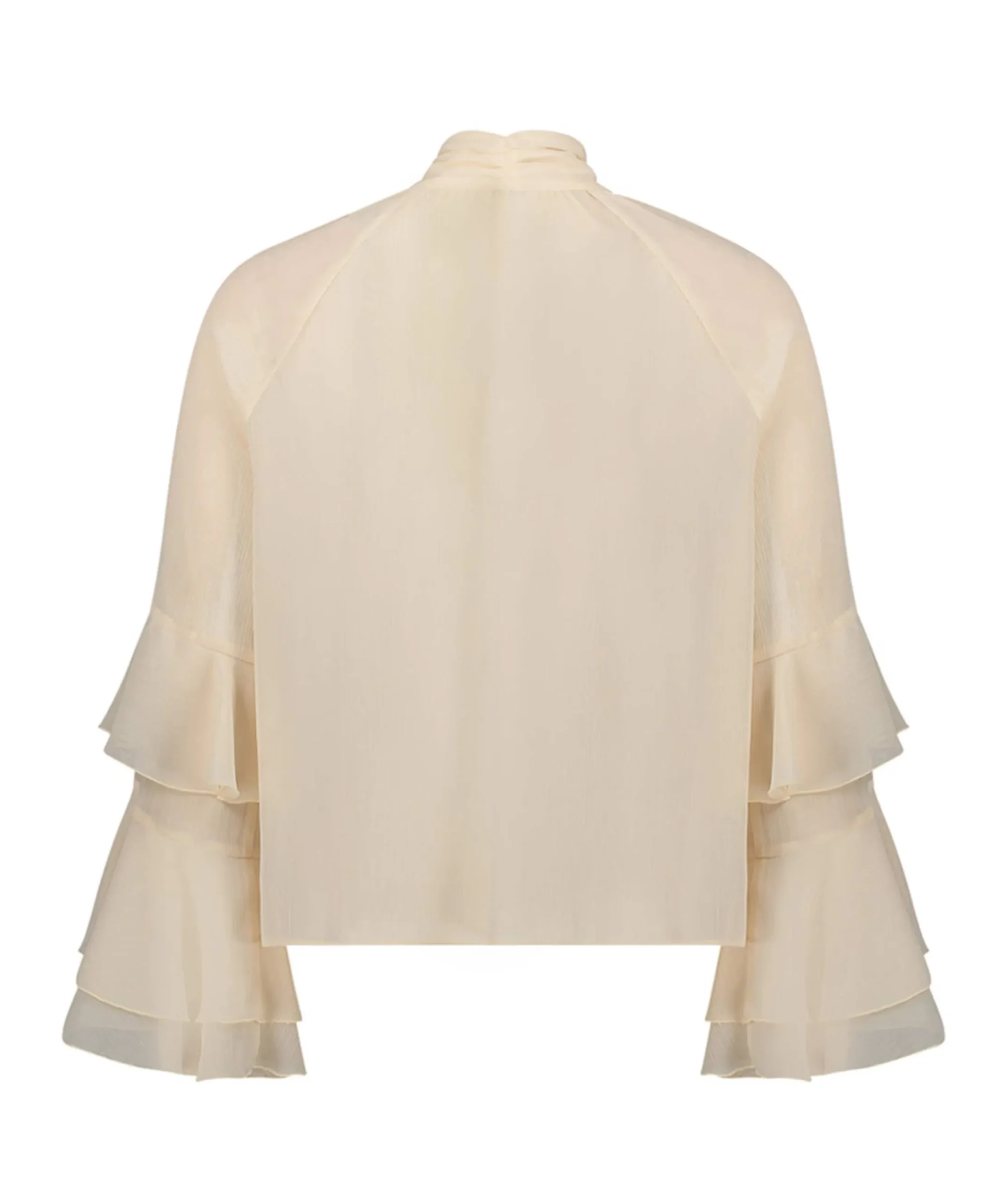 Dames blouse beige