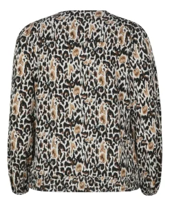 Dames blouse beige