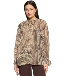 Dames blouse beige