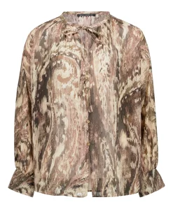 Dames blouse beige
