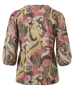 Dames blouse beige