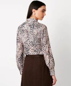 Dames blouse beige