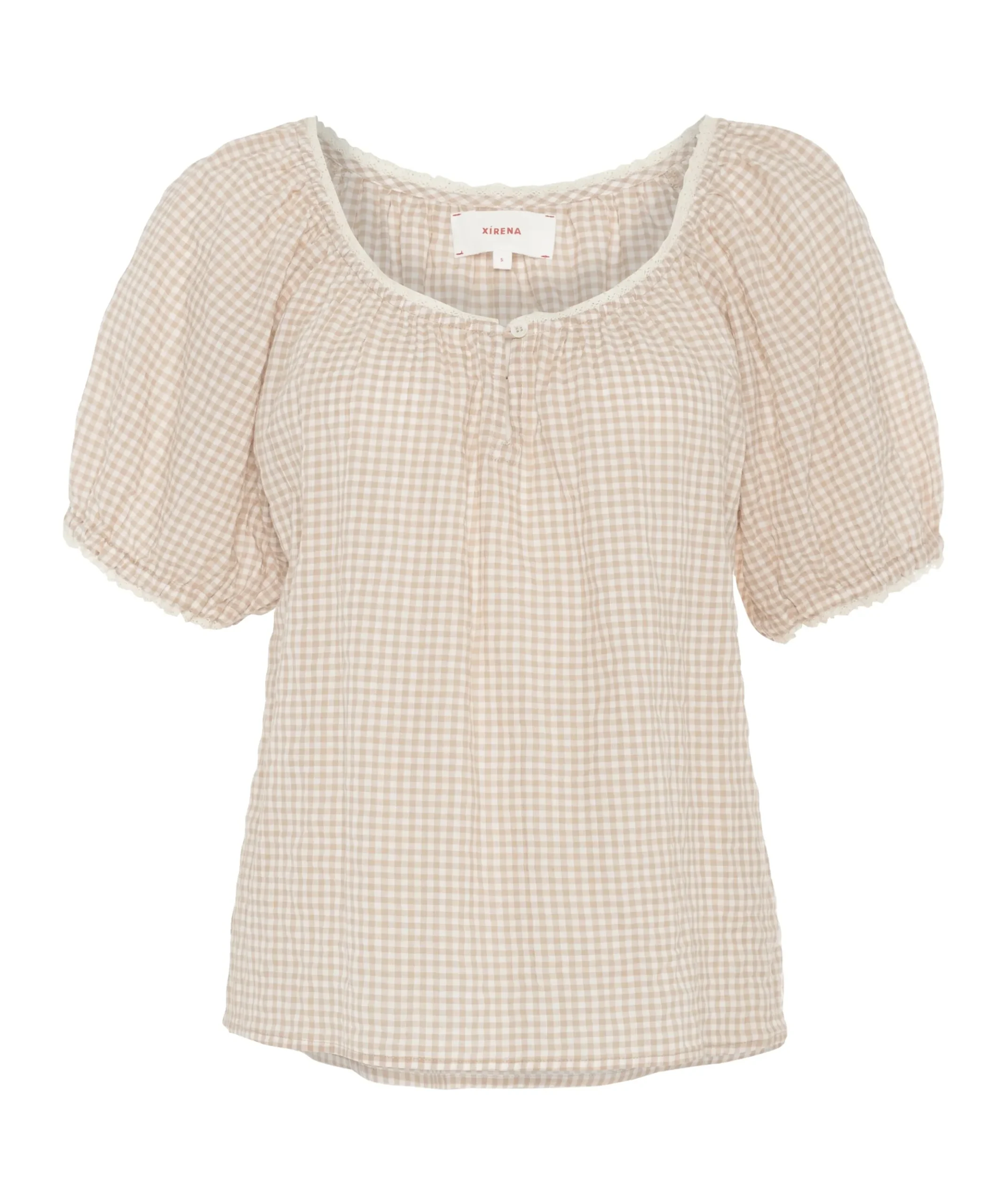 Dames blouse beige