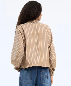 Dames blouse beige