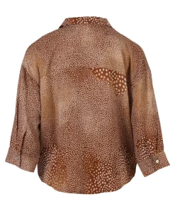 Dames blouse beige