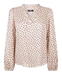 Dames blouse beige