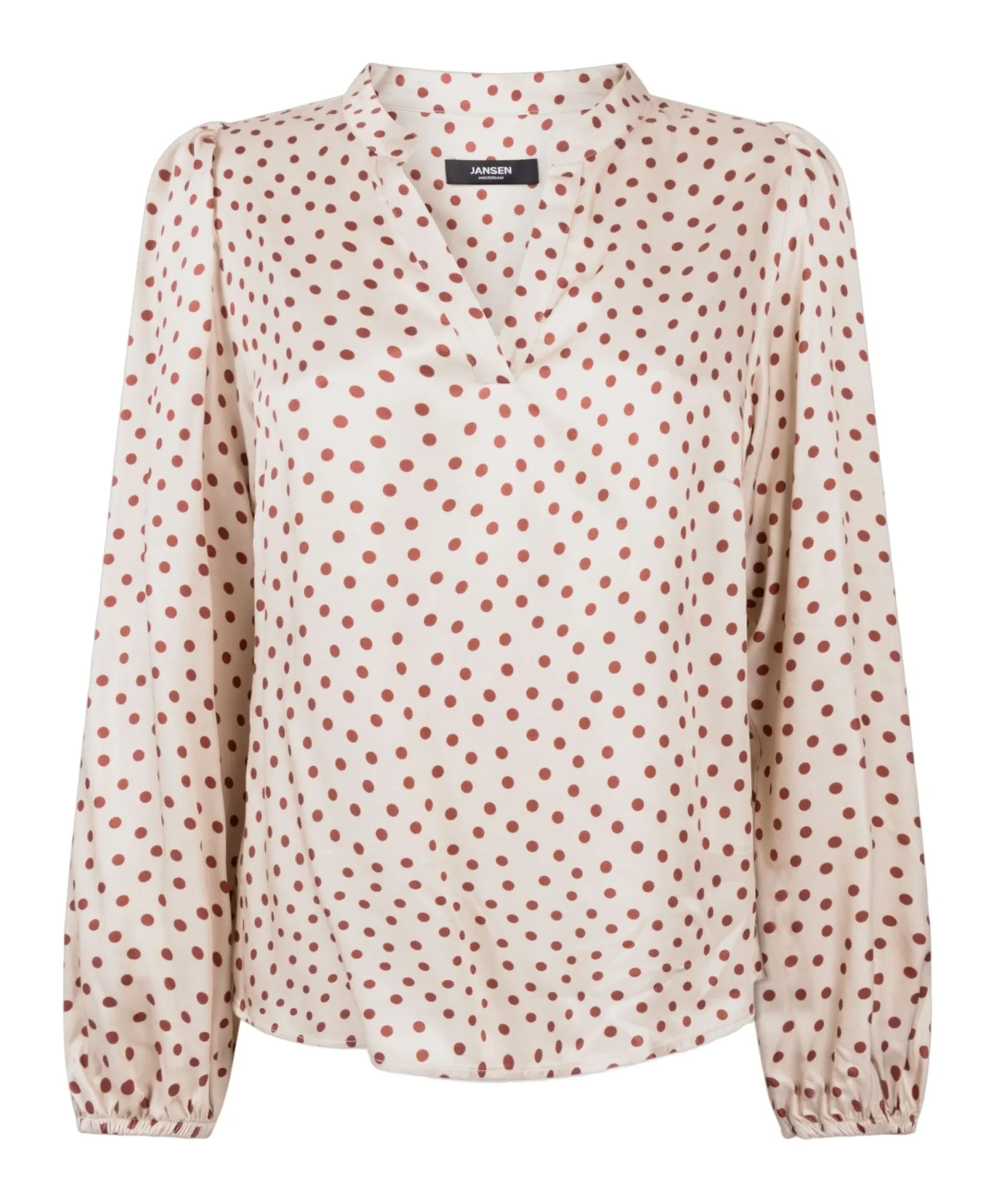 Dames blouse beige