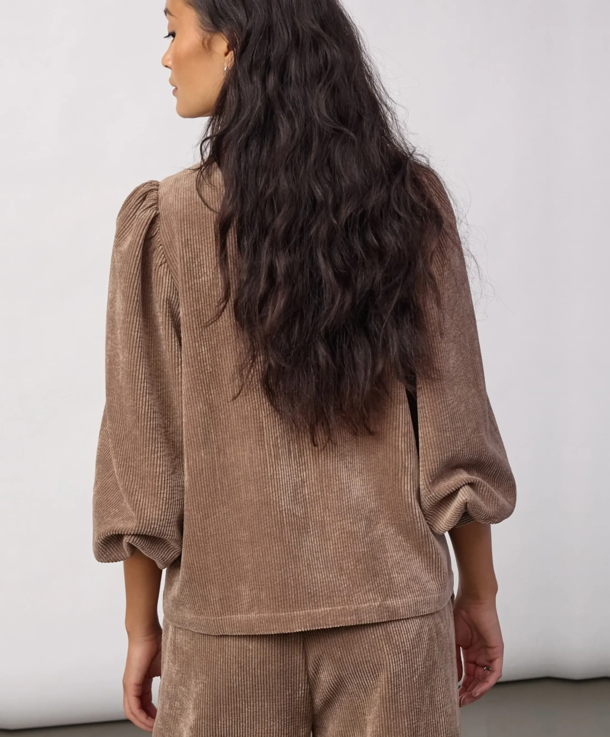 Dames blouse beige