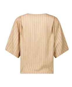 Dames blouse beige