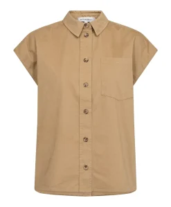 Dames blouse beige