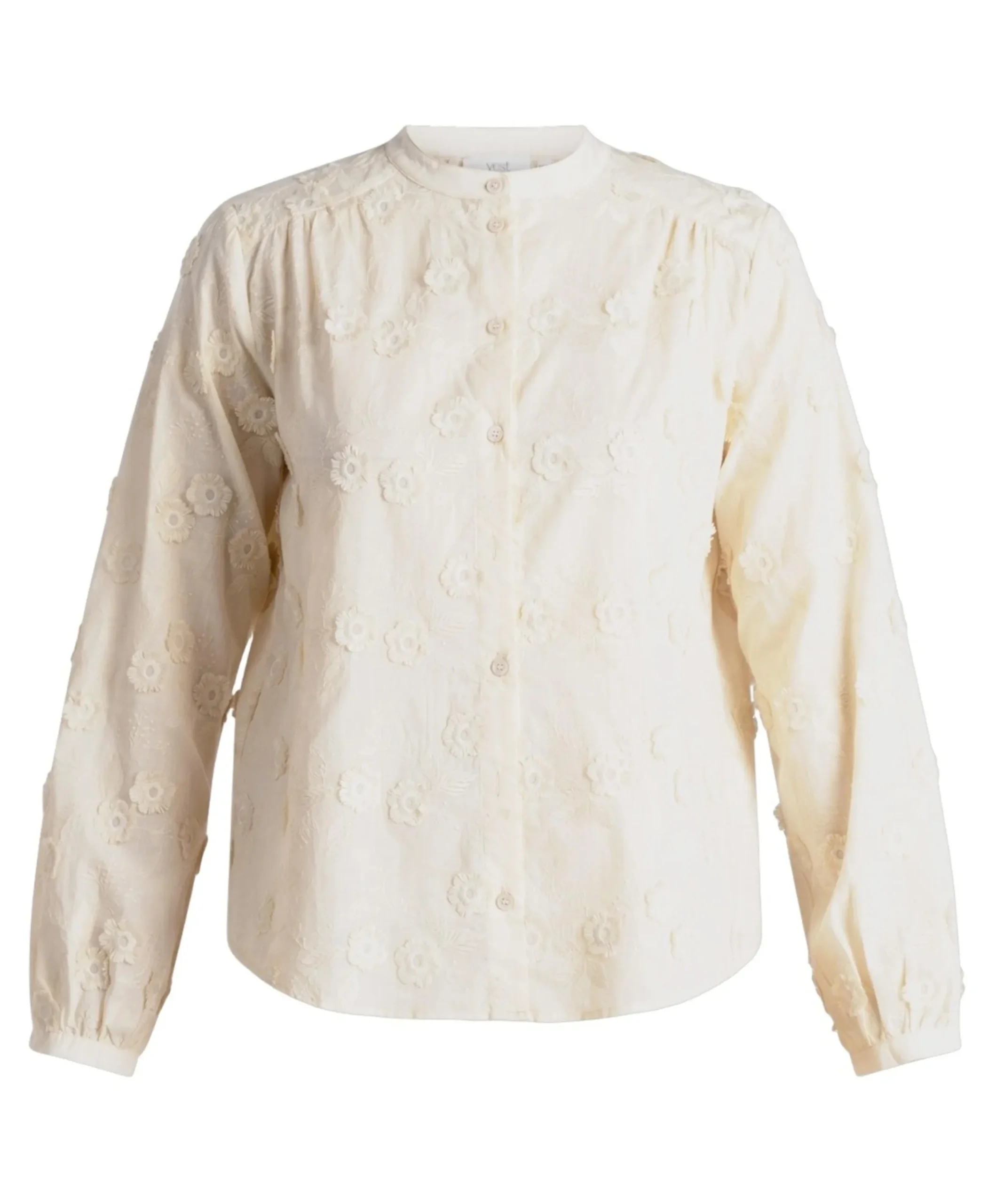 Dames blouse beige