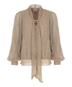 Dames blouse beige