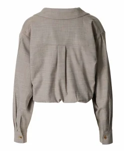 Dames blouse beige