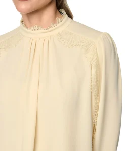 Dames blouse beige